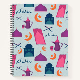Carnet Motif Joyeux Ramadan