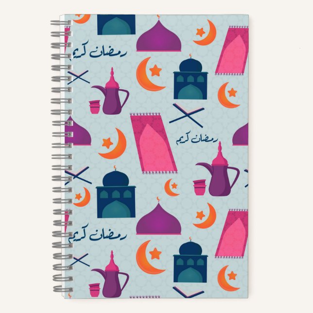 Carnet Motif Joyeux Ramadan (Recto)