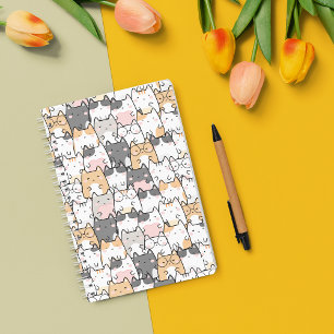 Carnet Motif Kawaii Cute Cats