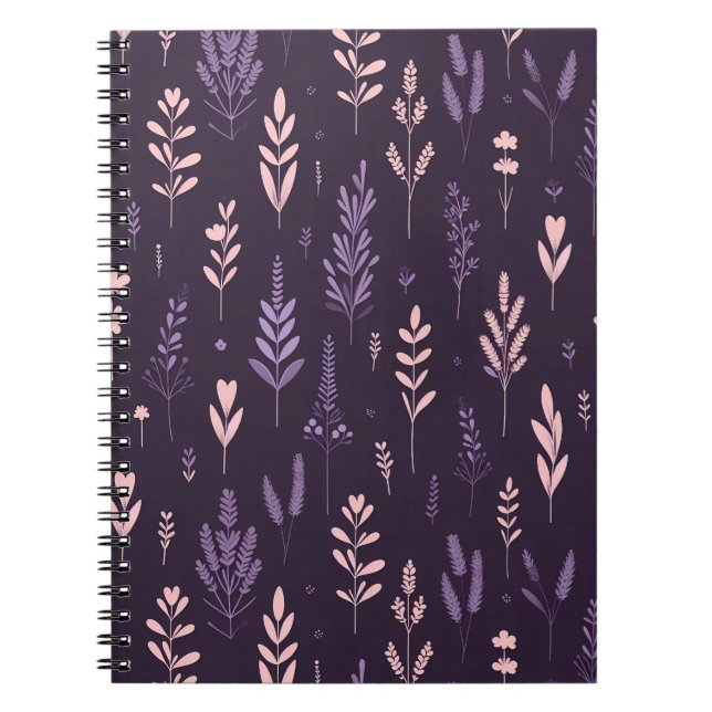 Carnet Motif Lavender Dreams (Devant)