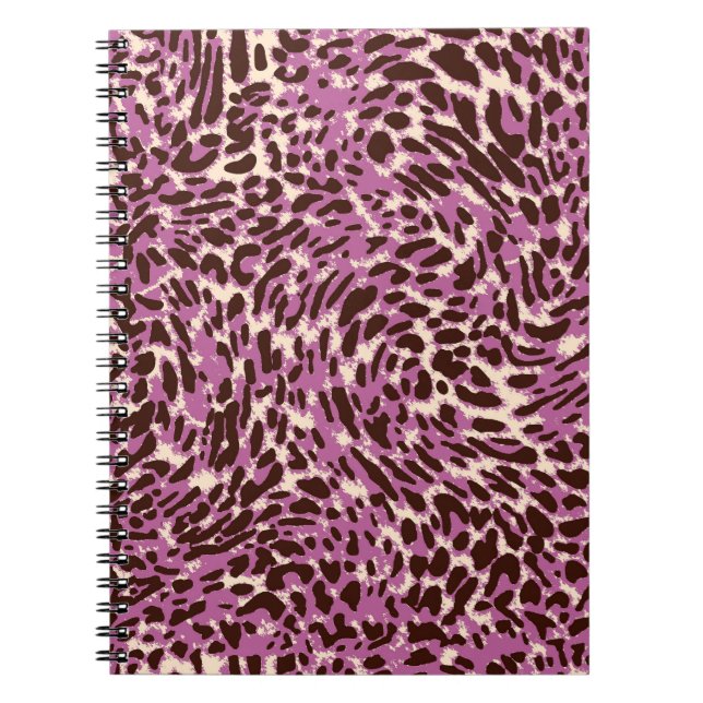 Carnet Motif léopard, Empreinte de léopard, Poster de ani (Devant)