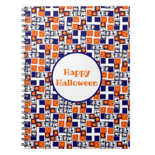Carnet motif ludique sur le thème de l'Halloween