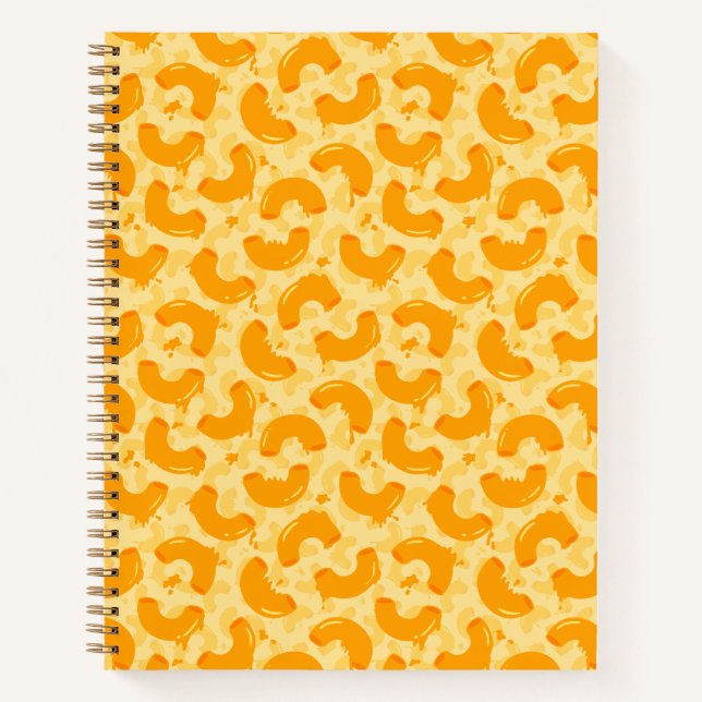 Carnet Motif Macaroni au Fromage (Devant)