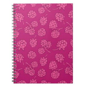 Carnet Motif magenta de baie