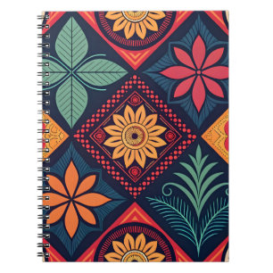 Carnet Motif magique Fleurs