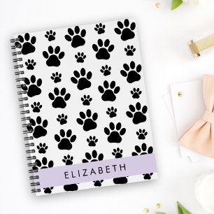 Carnet Motif mâle, Patrouilles de chien, Noir et Blanc, V
