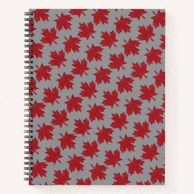 Carnet Motif Maple Leaf (Devant)