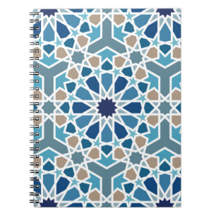 Carnet Motif marocain en carreaux