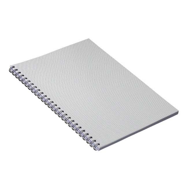 Carnet Motif minimal à pois gris  (Côté Droit)