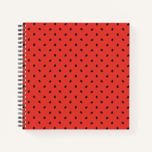 Carnet Motif minimaliste de graines de pastèque