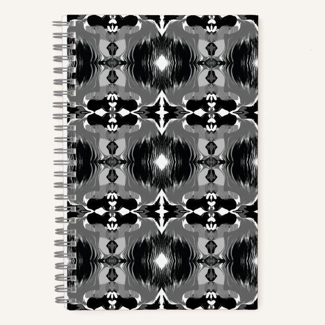 Carnet Motif Miroir Ombre  (Recto)