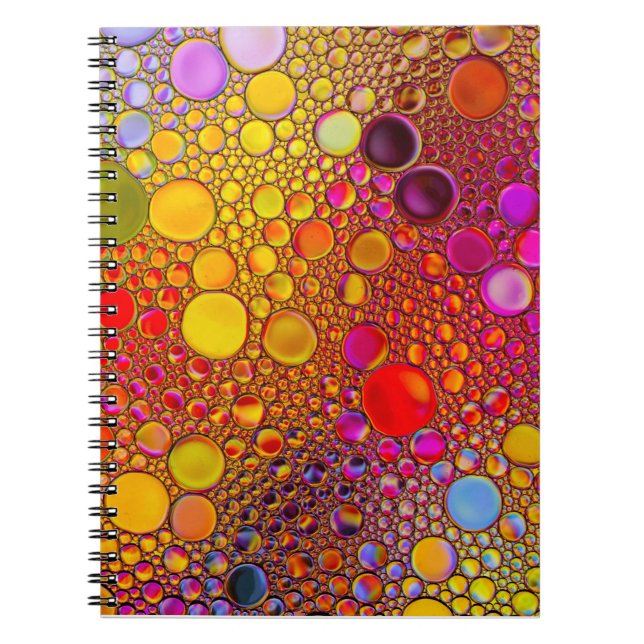 Carnet Motif multicolore (Devant)