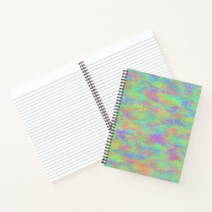 Carnet Motif multicolore Abstrait