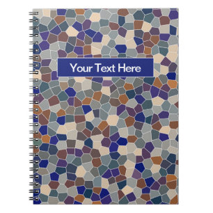 Carnet Motif multicolore discret