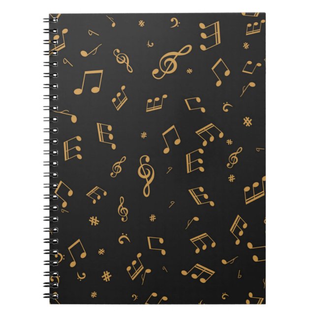 Carnet Motif musical (Devant)