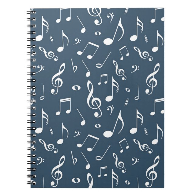 Carnet Motif musical (Devant)
