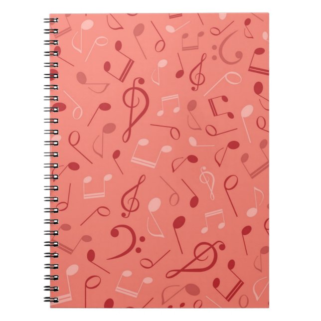 Carnet Motif musical (Devant)