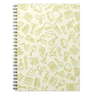 Carnet Motif musical