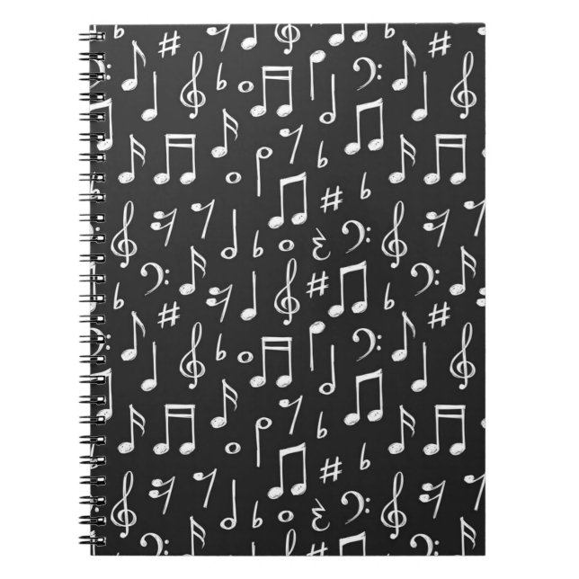 Carnet Motif musical (Devant)