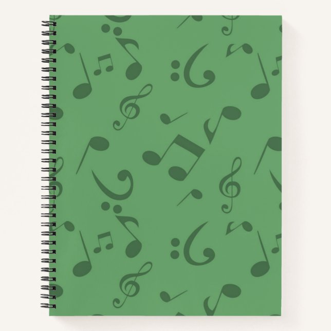 Carnet Motif musical (Devant)