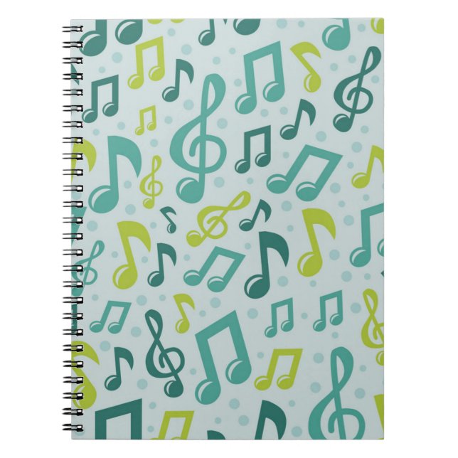 Carnet Motif musical (Devant)
