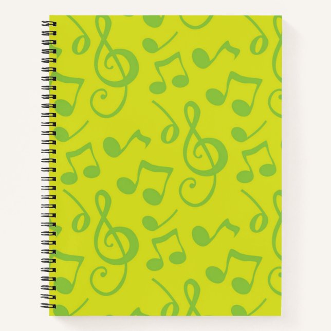 Carnet Motif musical (Devant)