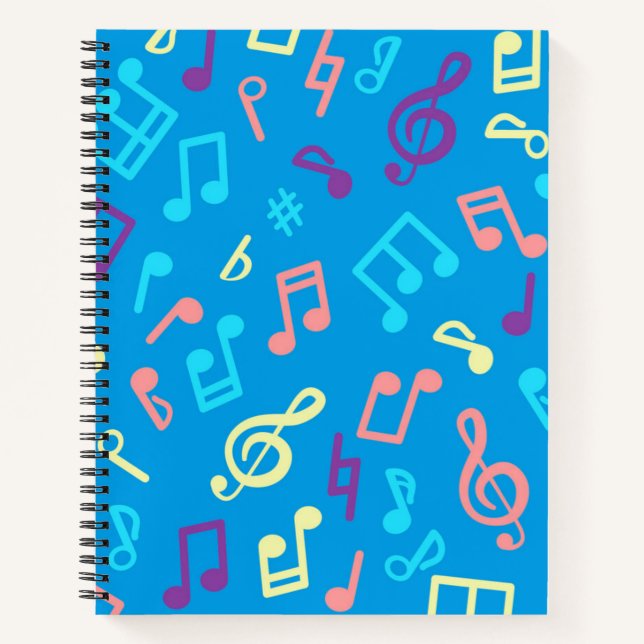Carnet Motif musical (Devant)