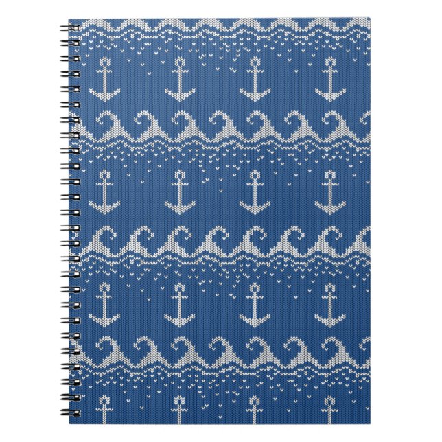 Carnet Motif nautique de Knit (Devant)