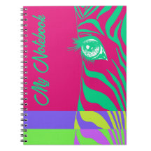 Motif néon Pop Art Zèbre Glam