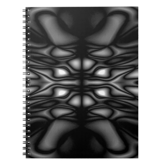 Carnet Motif noir et blanc (Devant)