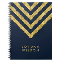 Motif nommé bleu élégant de Chevron d'or de Faux