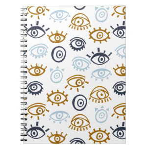 Carnet Motif oeil mal