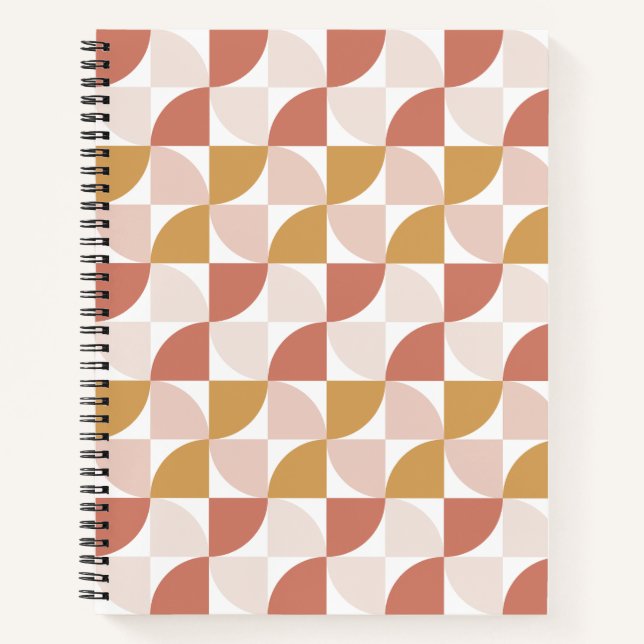 Carnet motif ondulé apaisant (Devant)