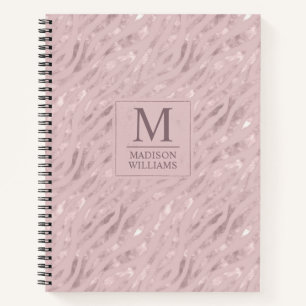Carnet Motif Pailleté Or Rose Pâle Douceur Douce Personna