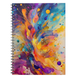 Carnet Motif Paint Splatter 2
