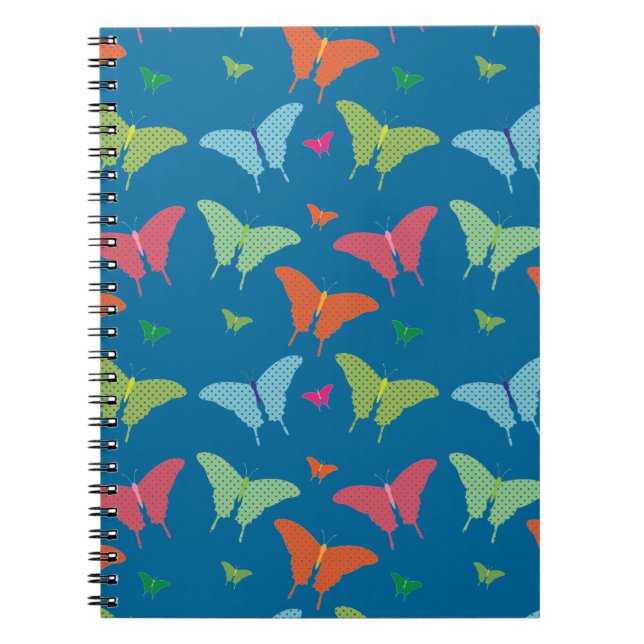 Carnet Motif papillon (Devant)