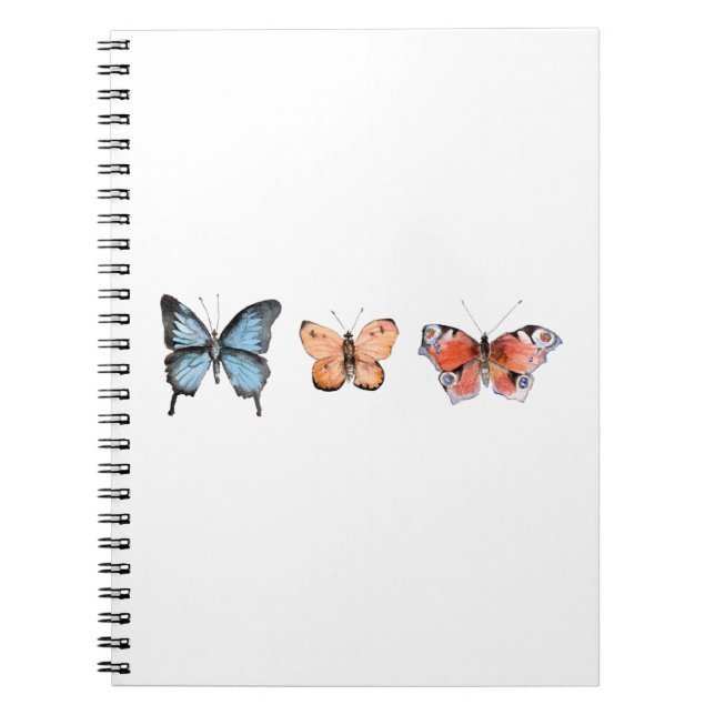 Carnet Motif papillon (Devant)