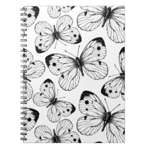 Carnet Motif papillon de choux