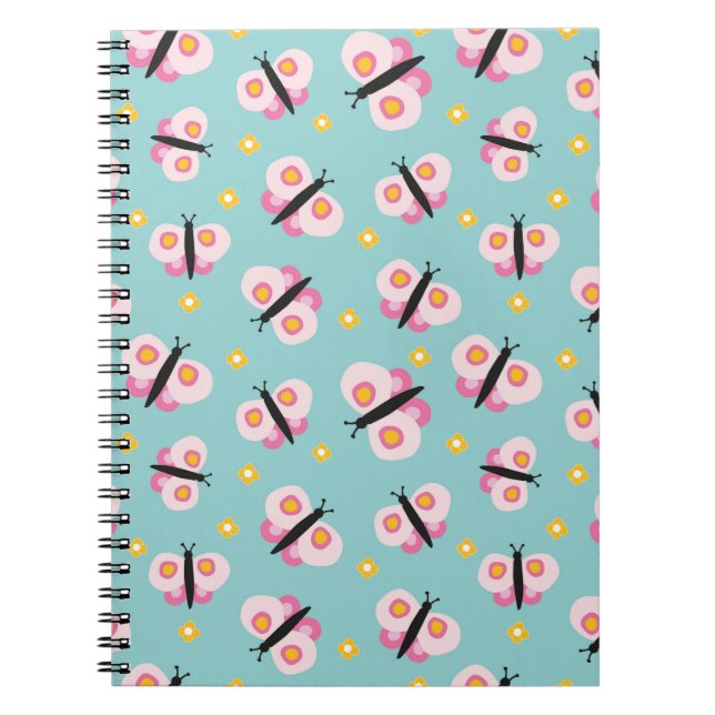Carnet Motif papillon mignon pour enfants (Devant)