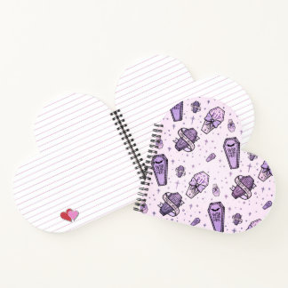 Carnet Motif Pastel Goth Coffins