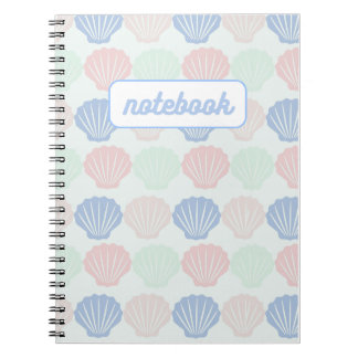 Carnet Motif Pastel Seashell