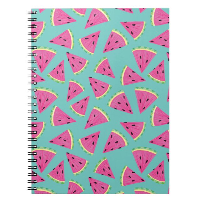 Carnet Motif Pastèque d'Été (Devant)