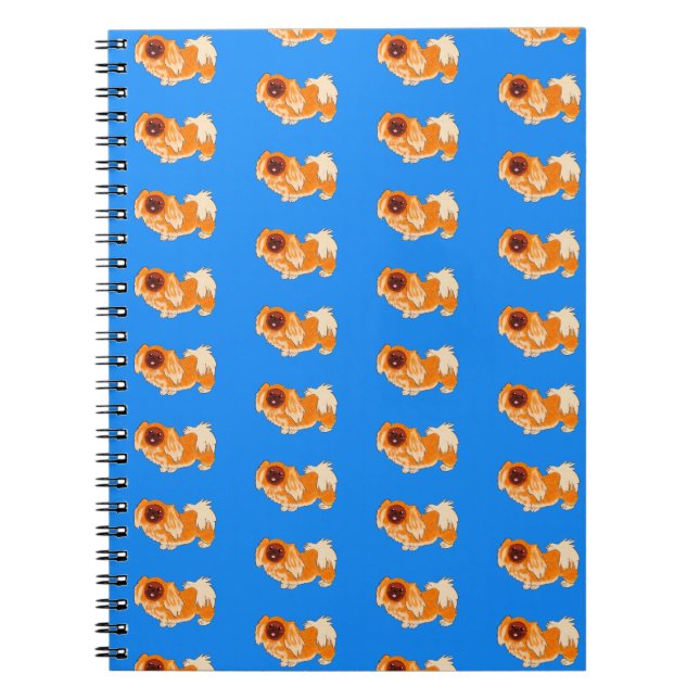 Carnet Motif Pekingese (Devant)