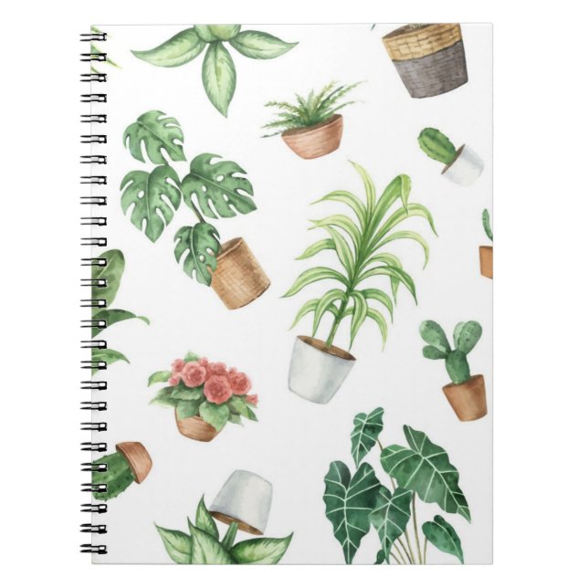 Carnet motif plante (Devant)