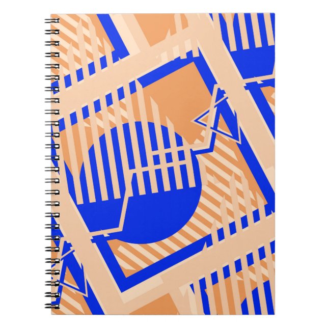 Carnet Motif Pop Art sans soudure. Texture couleur Abstra (Devant)