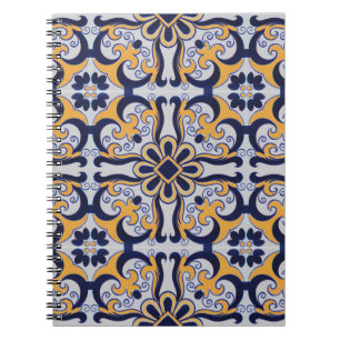 Carnet Motif portugais de tuile