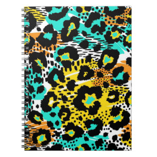 Carnet motif poster de animal