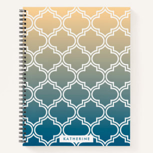 Carnet Motif Quatrefoil