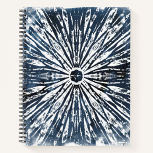 Carnet Motif radial Indigo Ink