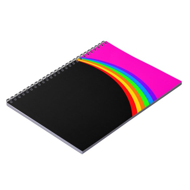 CARNET MOTIF RAINBOW (Côté gauche)